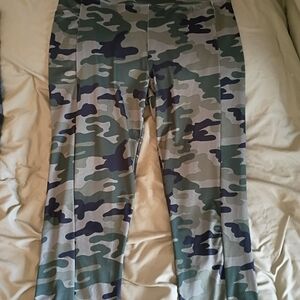Zone Pro Green Camouflage Leggings